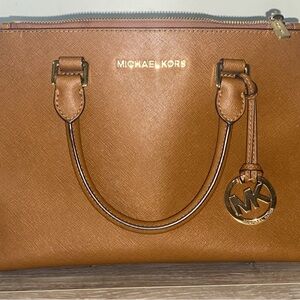 Michael Kors Tan Satchel Bag